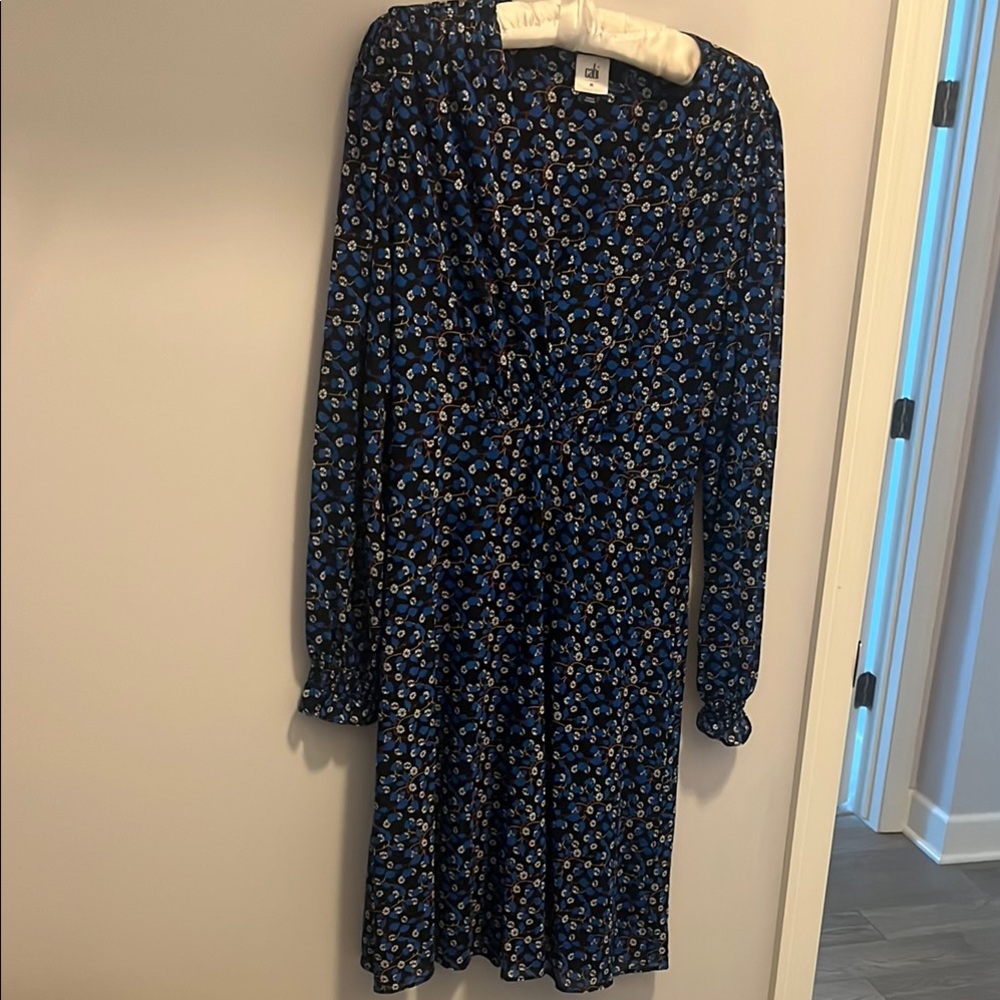 CAbi Women's Blue and Black Dress